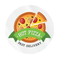 Circle Sticker | 4" dia. | Clear Poly | Ultra Removable Adh Face | Digital