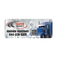 Rectangle Sticker | Round Corners | 1" x 2 1/2"| Chrome Poly | Permanent Adh Back | Digital