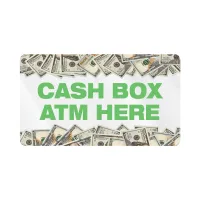 Rectangle Sticker | Round Corners | 2" x 3 1/2"| Clear Poly | Permanent Adh Back | Digital
