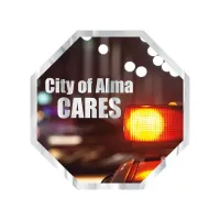Octagon Sticker | 3" x 3"| Chrome Poly | Permanent Adh Back | Digital