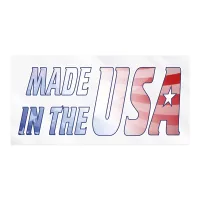Rectangle Sticker | Square Corner | 4" x 8" | Clear Poly | Permanent Adh Back | Digital