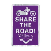Rectangle Sticker | Round Corners | 5 1/2" x 8 1/4" | Chrome Poly | Permanent Adh Back | Screen