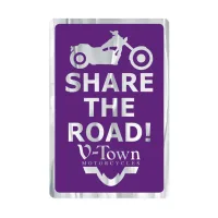Rectangle Sticker | Round Corners | 5 1/2" x 8 1/4" | Chrome Poly | Permanent Adh Back | Screen