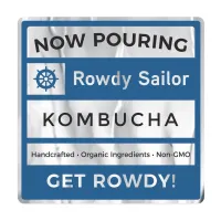 Square Sticker | Round Corners | 7" x 7" | Chrome Poly | Permanent Adh Back | Screen