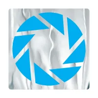 Square Sticker | Round Corners | 8" x 8" | Chrome Poly | Permanent Adh Back | Screen