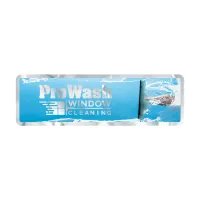 Rectangle Sticker | Round Corners | 1 3/4" x 5 3/4" | Chrome Poly | Permanent Adh Back | Digital
