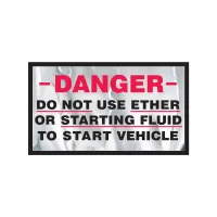 Rectangle Sticker | Square Corner | 2 3/4" x 4 3/4" | Chrome Poly | Permanent Adh Back | Screen