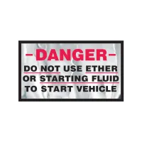 Rectangle Sticker | Square Corner | 2 3/4" x 4 3/4" | Chrome Poly | Permanent Adh Back | Screen