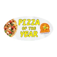 Oval Sticker | 2" x 4" | Clear Poly | Permanent Adh Back | Digital