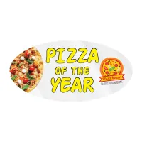 Oval Sticker | 2" x 4" | Clear Poly | Ultra Removable Adh Back | Digital