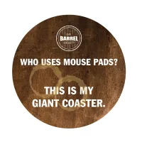 Hard Surface Mouse Pad | Circle | 7 1/2" dia. | Black Foam | Full Color