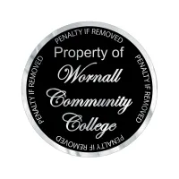 Tamper-Evident Decal | Custom | Die Cut Shape | Chrome Poly | Permanent Adh | 29 to 41 Sq In
