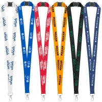 3/4" Eco Friendly rPET Lanyard w/Safety Breakaway