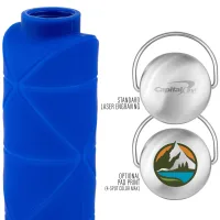 25 Oz. Origami Silicone Water Bottle