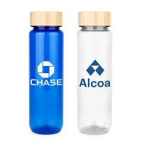 34 Oz. EcoPure Bottle w/Bamboo Lid