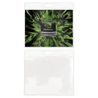 Blank Clear ID/Badge Holder (4 1/4" x 3 7/8")