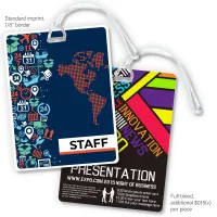 Imprinted Medium Luggage Tag