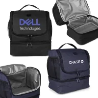 ChillMate Double Deck Lunch Bag w/Mesh Pockets