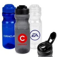 24oz Eco-Polyclear Bottle with Flip Top SNG Lid