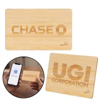 EcoTap NFC Bamboo Card (Factory Direct) 10-12 Weeks