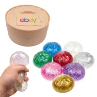 Dumpling Delight Glittery Stress Reliever (Factory Direct) 10-12 Weeks
