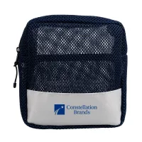 DualMesh Square Toiletry Pouch (Factory Direct) 10-12 Weeks