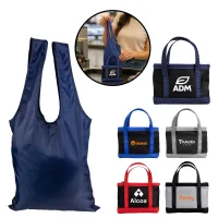 Micro TJ rPET Foldable Tote (Factory Direct) 10-12 Weeks