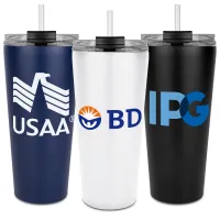 SteadySip 27 oz. No-Spill Straw Mug (Factory Direct) 10-12 Weeks