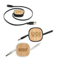 BambooRetract 4-in-1 Charging Cable(Factory Direct) 10-12 Weeks