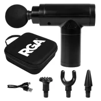 FlexRelief 4-in-1 Massage Gun with Travel Case (Factory Direct) 10-12 Weeks