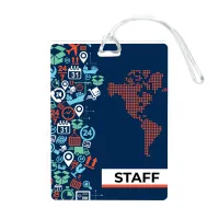 Imprinted Medium Luggage Tag (Factory Direct 10-12 Weeks Ocean)