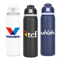 Two-Toned 27oz. Stainless Steel Straw Bottle (Factory Delivery 10-12 Weeks Ocean)