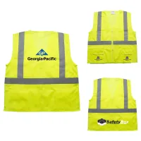 Ansi 2 Safety Vest W/ Pockets (Factory Direct - 10-12 Weeks Ocean)