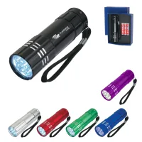 Aluminum Led Flashlight With Strap