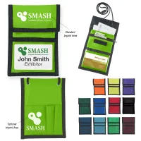 Rpet Neck Wallet Badge Holder