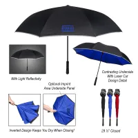 48" Arc Reflective Edge Inversion Umbrella