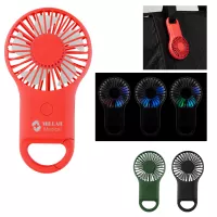 Rechargeable Handheld Fan With Carabiner
