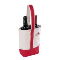 Deux Wine Bottle Tote Bag