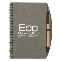 5" X 7" Eco-inspired Spiral Notebook & Pen