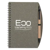 5" X 7" Eco-inspired Spiral Notebook & Pen