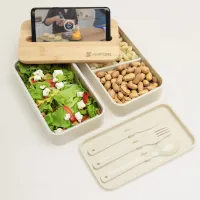 Stackable Bento Box With Phone Stand