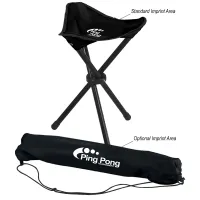 Folding Tripod Rpet Stool With Carrying Bag