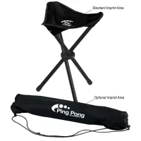 Folding Tripod Rpet Stool With Carrying Bag