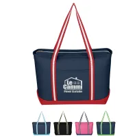 Large Cotton Canvas Admiral Tote Bag