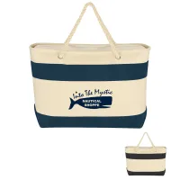 Large Cruising Tote Bag With Rope Handles