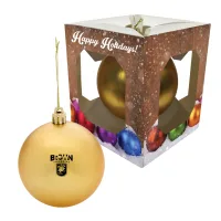Round Ornament With Custom Window Box