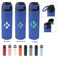 24 Oz. Pop Sip Recycled Stainless Steel Bottle