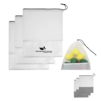 3 Pc. Market Mesh Set With 100% Rpet Material