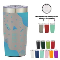20 Oz. Full Color Two-tone Himalayan Recycled Tumbler
