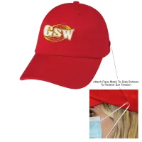 Washed Cotton Mask Cap